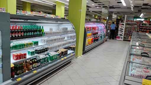 Expoositor refrigerado para supermercados